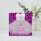 13e verjaardag meisjes 13 13 kaart (Staand voorkant)