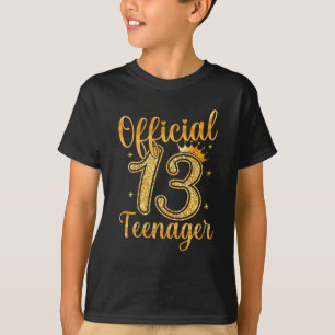 13e verjaardag meisjes 13 jaar tiener tiener t-shirt