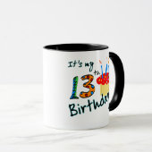 13e verjaardag mok (Voorkant rechts)