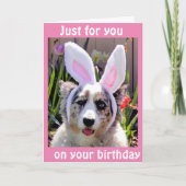 ***13e VERJAARDAG*** NAM MIJN OREN UIT VOOR "JOU" Kaart (Voorkant)