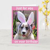 ***13e VERJAARDAG*** NAM MIJN OREN UIT VOOR "JOU" Kaart (Gele Bloem)