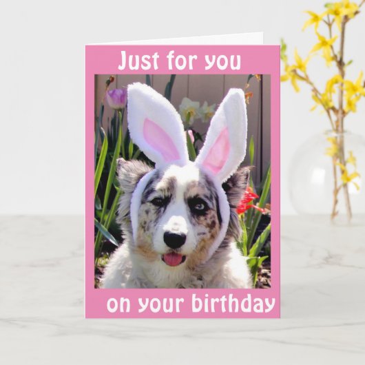 ***13e VERJAARDAG*** NAM MIJN OREN UIT VOOR "JOU" Kaart (Gele Bloem)