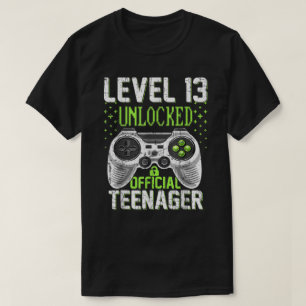 13e verjaardag Niveau 13 onvergrendelde officiële  T-shirt