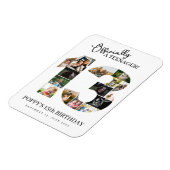13e verjaardag officieel een tiener fotocollage magneet (Linkerzijde)
