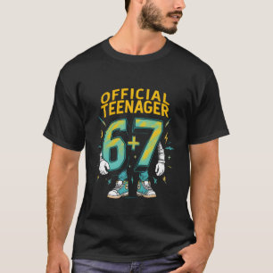 13e verjaardag Officieel tiener 6+7 Grappig 67 13 T-shirt