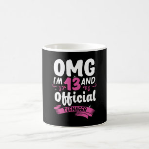 13e verjaardag Officieel tieneraar meisje Koffiemok