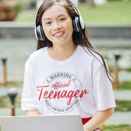 13e verjaardag officiële tiener 13 jaar oud tiener t-shirt