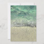 13e Verjaardag Pool Party Water Abstracte Kunst Cu Kaart (Achterkant)