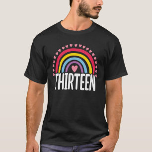 13e verjaardag Regenboog Fan 13 Jaar Oude Meisjes T-shirt