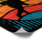 13e verjaardag Retro Ice Hockey 13 jaar oude jonge Poster (Hoek)