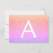 13e verjaardag Sparkle Rainbow Photo Kaart (Voorkant)