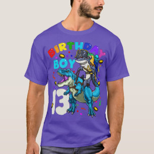 13e verjaardag T Rex Verjaardag Jongen T-shirt