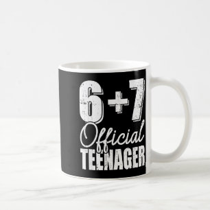 13e verjaardag tiener zes zeven meme 67 verjaardag koffiemok