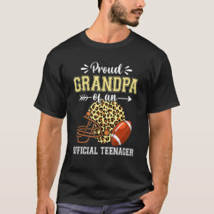 13e verjaardag Trotse opa Football van een Officia T-shirt