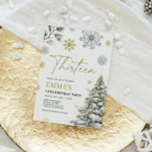 13e verjaardag uitnodiging, 13 jaar kaart