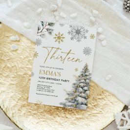 13e verjaardag uitnodiging, 13 jaar kaart