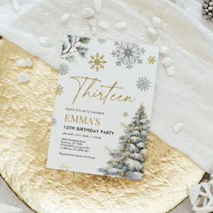 13e verjaardag uitnodiging, 13 jaar kaart