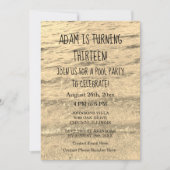 13e verjaardag van de Aangepaste leeftijd Sparkly Kaart (Voorkant)