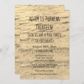 13e verjaardag van de Aangepaste leeftijd Sparkly Kaart (Voorkant / Achterkant)