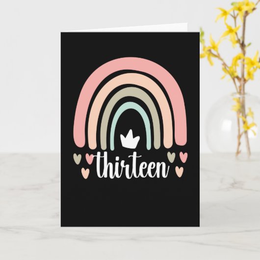 13e verjaardag van de Boho-regenboogpartij Kindere Kaart (Gele Bloem)