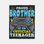 13e verjaardag van de Broer Officiële Teenager Vid Fleece Deken (Voorkant)