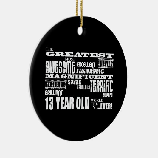 13e verjaardag van de finale van de grootste derti keramisch ornament (Rechts)