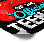 13e verjaardag van de officiële leerling van moede poster (Hoek)