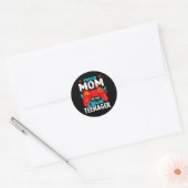 13e verjaardag van de officiële leerling van moede ronde sticker (Envelop)