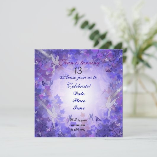 13e verjaardag van de uitnodiging tot het indienen (Staand voorkant)