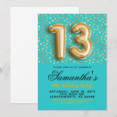 13e verjaardag van de uitnodiging tot het indienen (Voorkant / Achterkant)