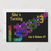 13e verjaardag van de uitnodiging tot het indienen (Voorkant)