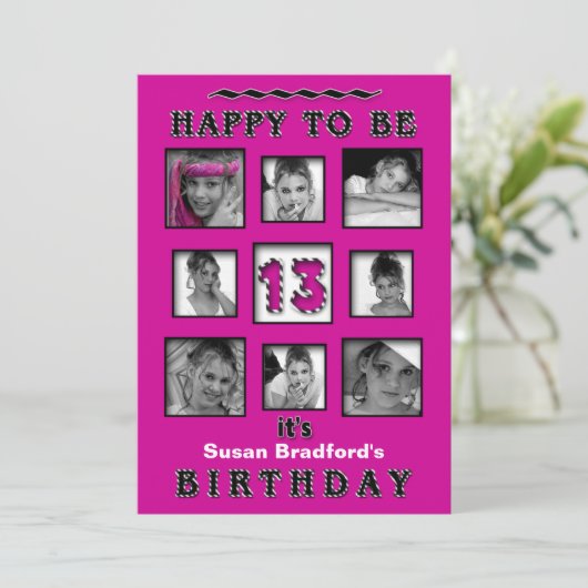 13e verjaardag van de uitnodiging van de partij -  (Staand voorkant)