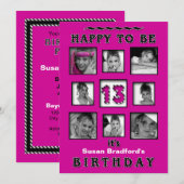 13e verjaardag van de uitnodiging van de partij -  (Voorkant / Achterkant)