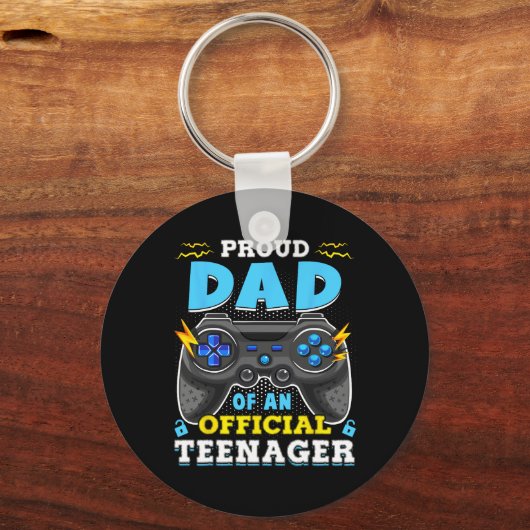 13e verjaardag van het dagboek Papa Officiële tien Sleutelhanger (Voorkant)