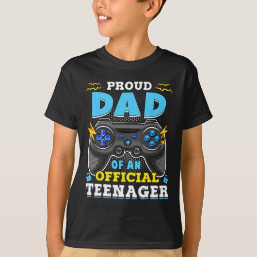 13e verjaardag van het dagboek Papa Officiële tien T-shirt (Voorkant)