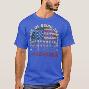 13e verjaardag Vintage 2009 13 jaar T-shirt