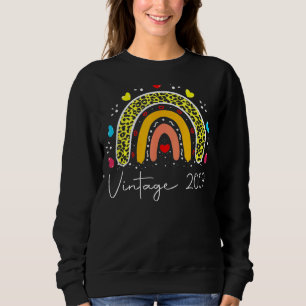 13e Verjaardag Vintage 2009 Regenboog Verjaardag 1 Trui