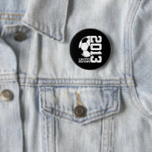 13e Verjaardag Voetbal Limited Edition 2013 Ronde Button 5,7 Cm (In situ)