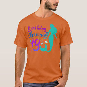 13e verjaardag Zeemeervis 13 jaar oud Magisch Bd T-shirt
