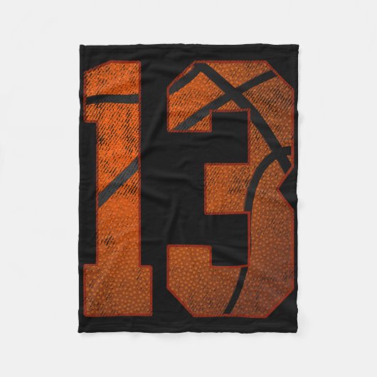 13e verjaardagsfeest Dertien 13 jaar oude Bysketby Fleece Deken (Voorkant)