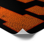 13e verjaardagsfeest Dertien 13 jaar oude Bysketby Poster (Hoek)