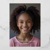 13e Verjaardagsfeest Hand getrokken Folie Uitnodig Folie Uitnodiging (Achterkant)