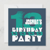 13e verjaardagsfeestje 13 jaar oude Grunge Z13A Kaart (Voorkant)