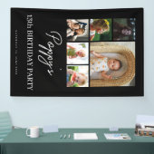 13e verjaardagsfeestje officiële tiener fotocollag spandoek (Beurs)