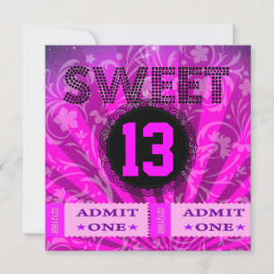 13e Verjaardagsfeestje Tickets Leuk Kaart