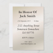 13e verjaardagsfeestje Uitnodiging (Achterkant)