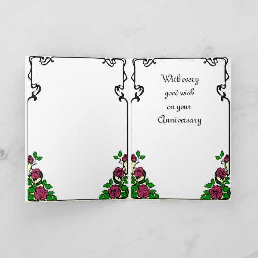 13e verjaardagskaart - waterlelies kaart (Binnen)