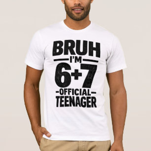 13e verjaardagsshirt Funny Meme 6 7 verjaardag 13 T-shirt