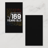 13e verjaardagswortel van de humor van de wiskunde visitekaartje (Voorkant / Achterkant)