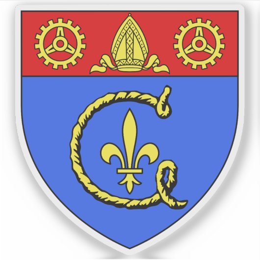 13e (XIII) arrondissement van Parijs - Gobelins Sticker (Voorkant)